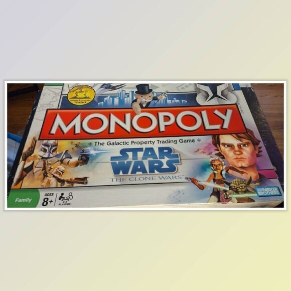 Monopoly: Star Wars: The Clone Wars Edition is a Star Wars themed version of the - Picture 1 of 5